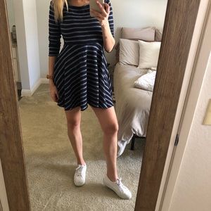 Striped blue freepeople dress